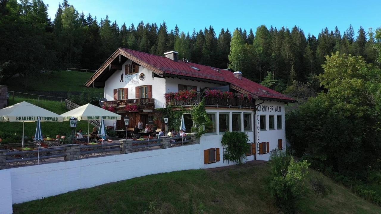 Berggasthof Karntner Alm Hotell Mittenwald Eksteriør bilde