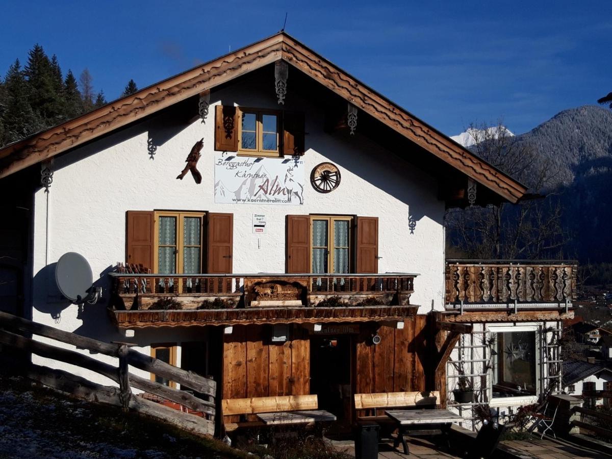 Berggasthof Karntner Alm Hotell Mittenwald Eksteriør bilde